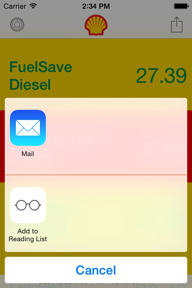 Shell Oil Price + Widget screenshot 3