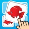 Play card matching game in 3D effect