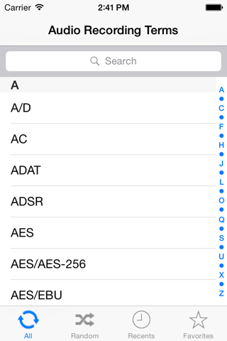 Audio Recording Terms - A Professional Glossary screenshot 3