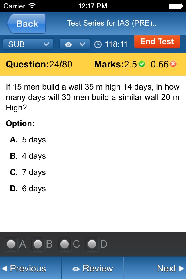 IAS EXAM PORTAL screenshot 3