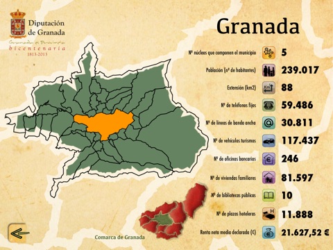 Exposición 200 años para la Provincia. 1813-2013 - Diputacion de Granada screenshot 3