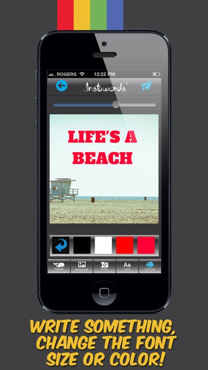 InstaWords Pro - Add Text Over Your Photos or Make Them Into Beautiful Pictures screenshot-3