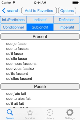 Verbole French Verbs screenshot 3
