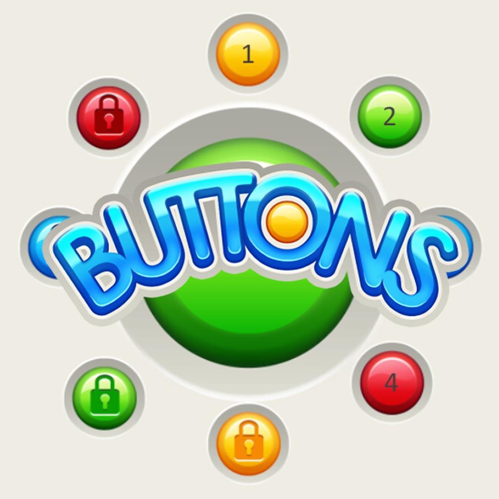 Buttons in Line icon