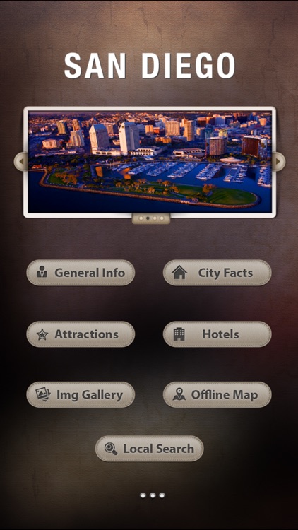 San Diego Offline Map Tourism Guide