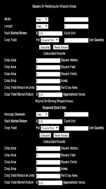 Corn Yield Finder