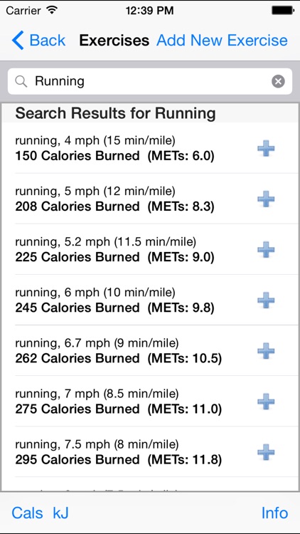 Calorie Calculator Plus - Calculate BMR, BMI and Calories Burned With Exercise