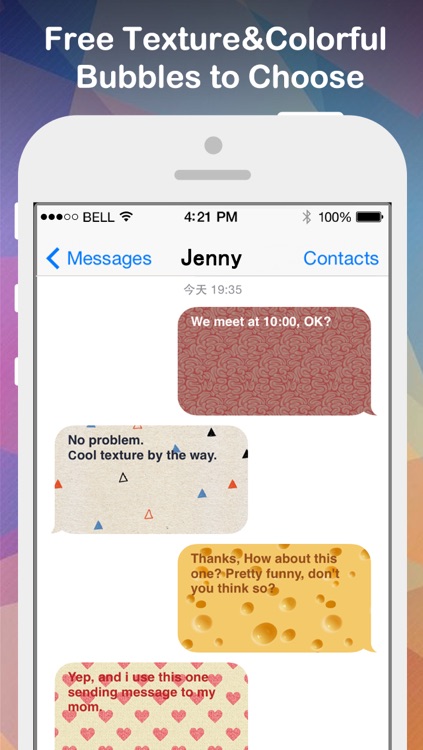 Fancy Message-Pimp Text with Emoji Keyboard, New Color Bubble and Textart FREE