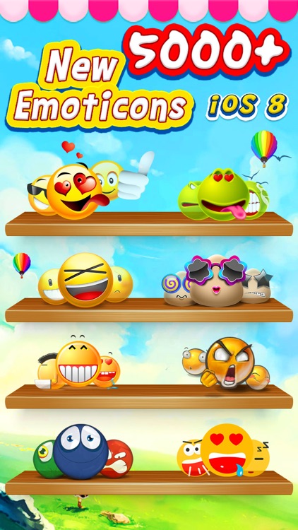 GIF Emoji Keyboard -  New 5000 + Animated 3D Emoticons Keyboard for iOS 8 & iOS 7 FREE screenshot-3