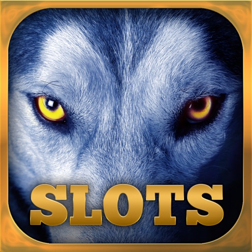 `` Wolf Slots Machine - Howl At The Moon Free Casino Blitz Game icon