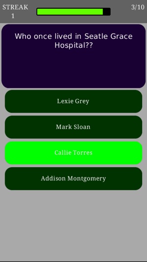 Trivia for Grey's Anatomy - Fan quiz for the American TV med(圖4)-速報App