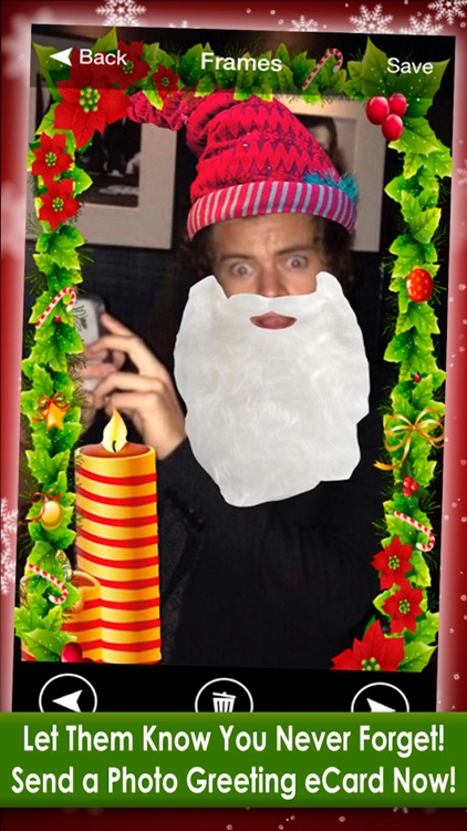 Christmas Holiday Message - Photo Greeting eCard Maker