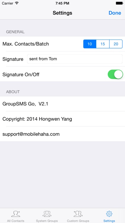 GroupSMS Go screenshot-4