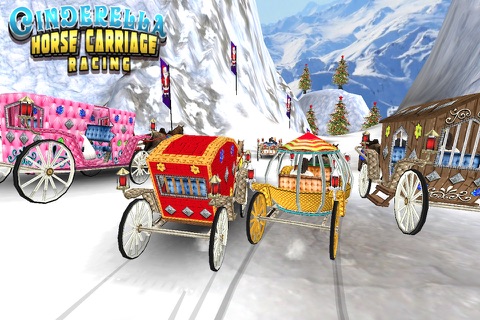 Cinderella Horse Cart Racing screenshot 3