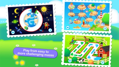 Toddler Maze 123 Pocket - Fun learning with Children animated puzzle game Screenshot 2