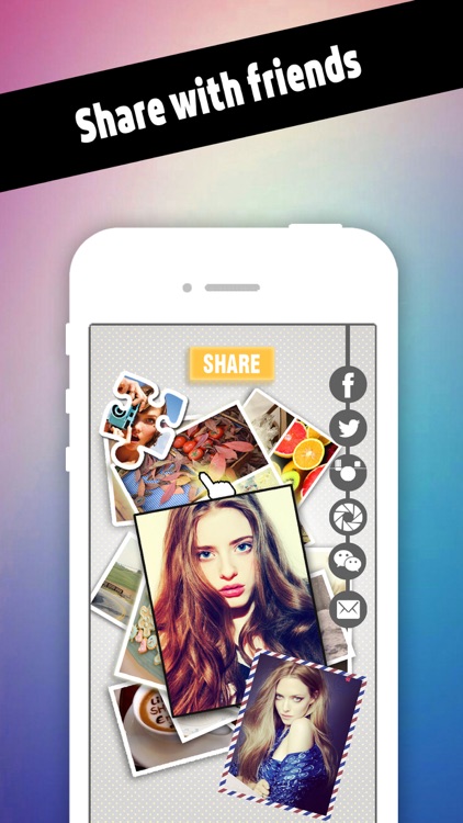 Photo Grid Stitch - Yr Collage Creator, Pic Frame Maker & Filter Effects Blender screenshot-3