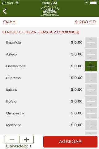 Ricchi Pizza a Domicilio screenshot 4