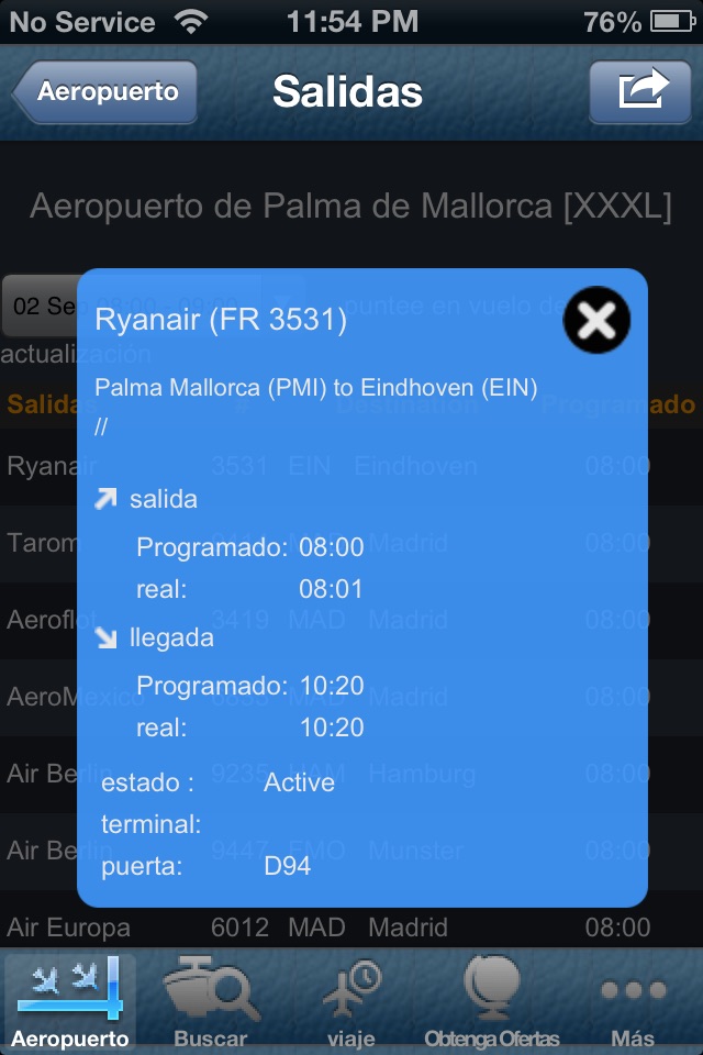 Palma de Mallorca Airport Info screenshot 3