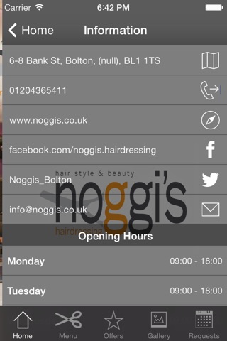 Noggis Hairdressing screenshot 3