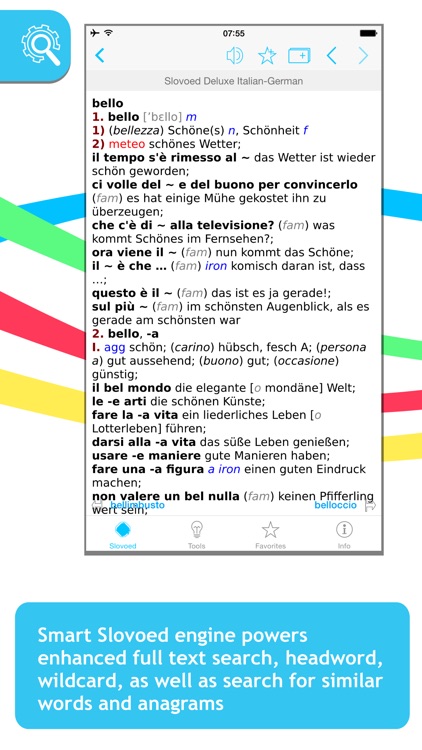 German <-> Italian Slovoed Deluxe talking dictionary