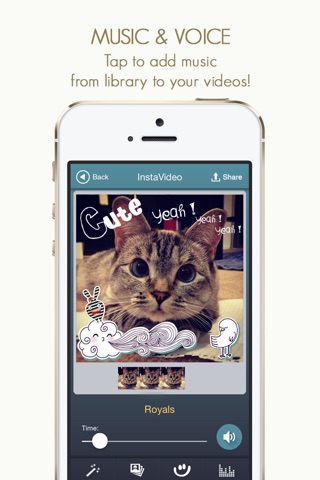 InstaVideo Plus - Add Sticker, frame, effects and background music to your videos recorder screenshot 2