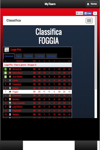 Foggia Calcio screenshot 3