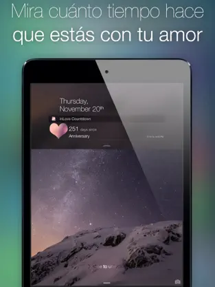 Screenshot 3 inLove: Aplicación para dos: cuenta regresiva de un evento, diario, chat privado, encuentro y flirteo para parejas en una relación y enamoradas iphone