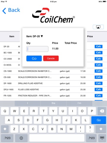 Coil Chem PriceBook screenshot 4