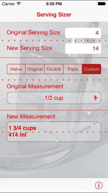 Serving Sizer recipe converter screenshot-4