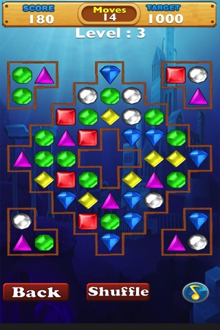 Diamond mania -The best match 3 puzzel game for kids and family screenshot 3
