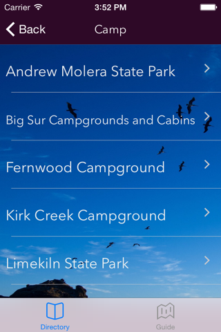Big Sur Directory and Guide screenshot 2