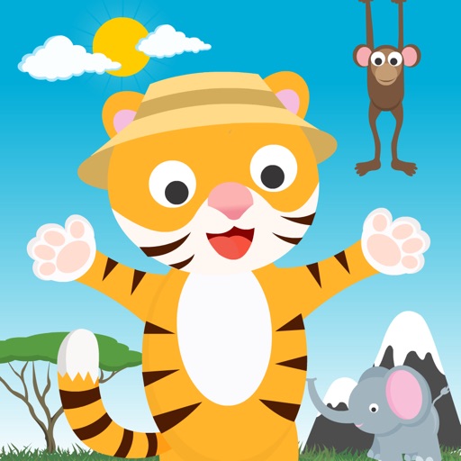Toddler Tiger Adventures Kids Educational Game Icon