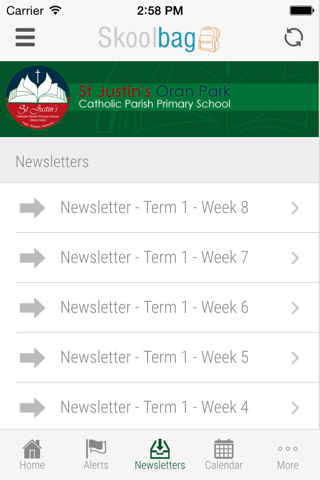 St Justin's Catholic Primary School - Skoolbag screenshot 4