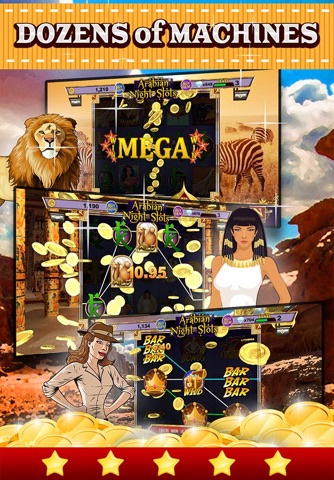 Arabian Nights Slots - Desert Kingdom Casino screenshot 3