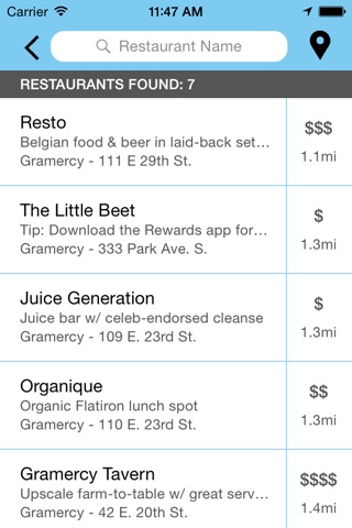Clean Plates Healthy Restaurant Guides for NYC&LA screenshot 2