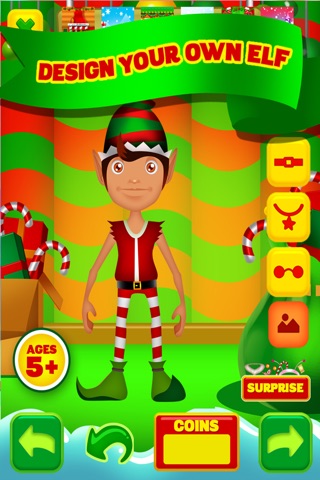 Name My Santas Amazing Little Helper North Pole Magic Builder Elf Design Game - Free App screenshot 3