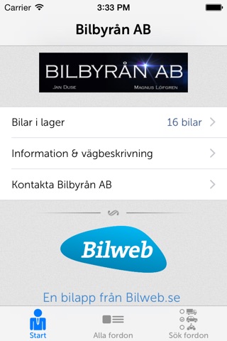 Bilbyrån AB screenshot 3