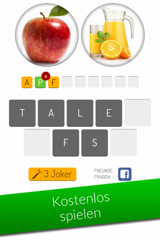 2 Bilder Wortspiele (leicht) - Kostenlos & lustig: Die bekannte Rätsel und Puzzle Quiz Spiele App von SpielAffe screenshot 3