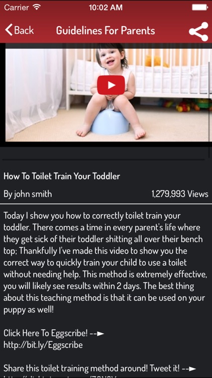 Potty Training Guide For Kids - Parents App
