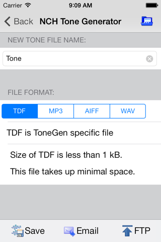 ToneGen Audio Tone Generator screenshot 2