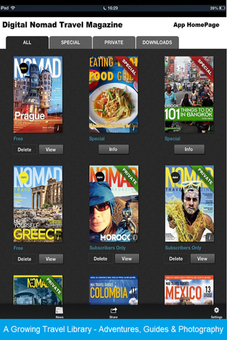 Скриншот из A Digital Nomad - Free Travel Magazine with Worldwide Adventures Photography and Destination Guides