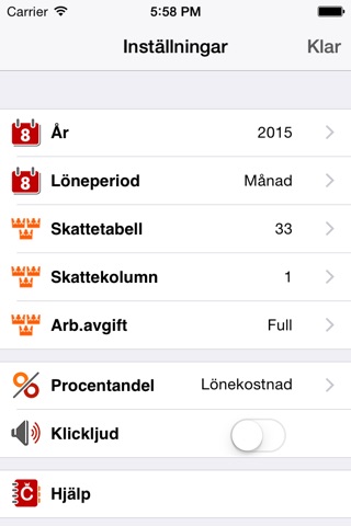 Lönekalkylatorn 2015 screenshot 2