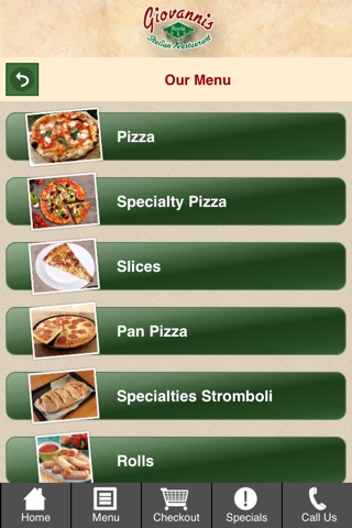 Giovannis Pizza screenshot 3