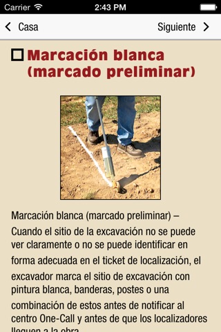 Buenas prácticas de excavación screenshot 3