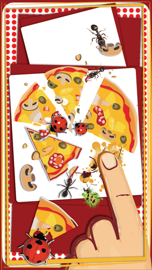 Pizza Game :Crush the insects and save y