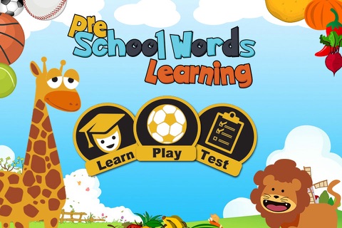 Preschool Words Learning - Early world Learning with Games screenshot 2