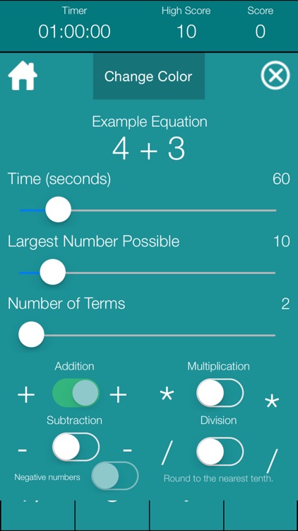 Math Duel - Two Player Split Screen Mathematical Game for Kids and Adults Training - Addition, Subtraction, Multiplication and Division!