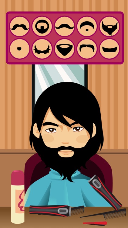 Mustaches & Beard salon - A hairy geek shave salon & barber shop game