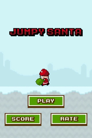 Jumpy Santa - Endless Retro Jumper screenshot 2