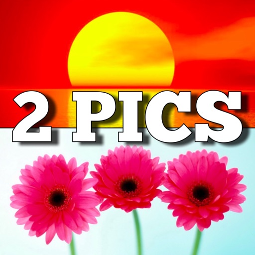 2 Pics Photo Puzzle - Jigsaws & Riddles: Play a general funny image letters word quiz icon